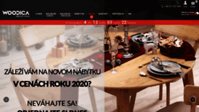 What Woodica.sk website looked like in 2020 (3 years ago)