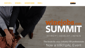 What Winejobshrsummit.com website looked like in 2020 (3 years ago)