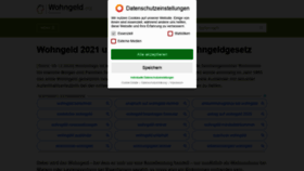 What Wohngeld.org website looked like in 2020 (3 years ago)