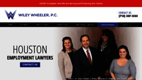 What Wiley-wheeler.com website looked like in 2020 (3 years ago)