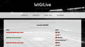 What Wigilive.com website looked like in 2020 (3 years ago)