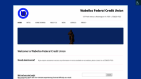 What Wabfcu.org website looked like in 2020 (3 years ago)