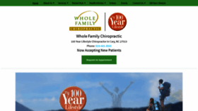 What Wholefamilyofcary.com website looked like in 2020 (3 years ago)