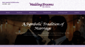 What Weddingbroomdesigns.com website looked like in 2020 (3 years ago)
