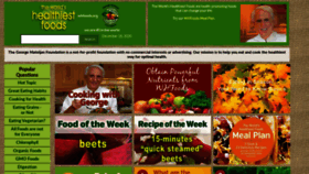 What Whfoods.org website looked like in 2020 (3 years ago)