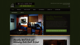 What Wallbedsbybergman.com website looked like in 2020 (3 years ago)