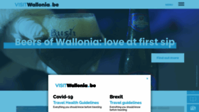 What Walloniabelgiumtourism.co.uk website looked like in 2020 (4 years ago)