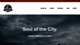 What Warehousedistrict.ca website looked like in 2020 (3 years ago)