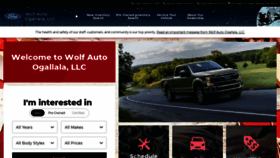 What Wolfautofordogallala.com website looked like in 2020 (3 years ago)