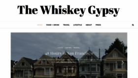 What Whiskeygypsy.com website looked like in 2020 (3 years ago)