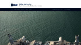 What Wallermarine.com website looked like in 2020 (3 years ago)