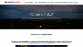 What Wheresmalta.com website looked like in 2020 (3 years ago)