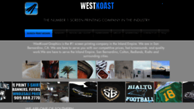 What Westkoastgraphics.com website looked like in 2020 (3 years ago)