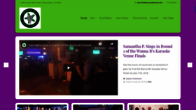 What Wannabskaraoke.com website looked like in 2020 (4 years ago)
