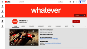 What Whatever.com website looked like in 2020 (3 years ago)