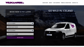 What Wildcampers.is website looked like in 2020 (3 years ago)