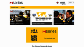 What Wackerneuson-mseries.com website looked like in 2020 (3 years ago)