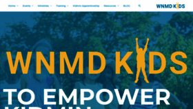What Wnmdkids.org website looked like in 2020 (3 years ago)