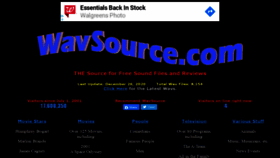 What Wavsource.com website looked like in 2020 (3 years ago)