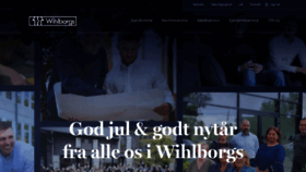 What Wihlborgs.dk website looked like in 2021 (3 years ago)