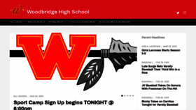 What Woodbridgewarriors.com website looked like in 2021 (3 years ago)