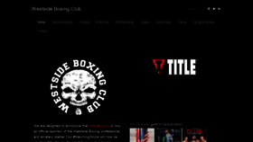 What Westsideboxing.com website looked like in 2021 (3 years ago)