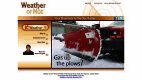 What Weatherornot.com website looked like in 2021 (3 years ago)