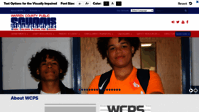 What Warrencountyschools.org website looked like in 2021 (3 years ago)