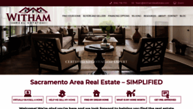 What Withamrealestate.com website looked like in 2021 (3 years ago)