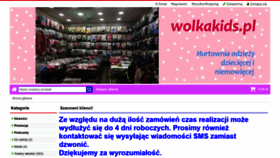What Wolkakids.pl website looked like in 2021 (3 years ago)