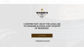 What Warre.com website looked like in 2021 (3 years ago)