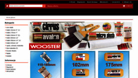 What Woosterbrush.pl website looked like in 2021 (5 years ago)