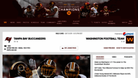 What Washingtonfootball.com website looked like in 2021 (3 years ago)