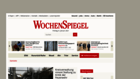 What Wochenspiegellive.de website looked like in 2021 (3 years ago)