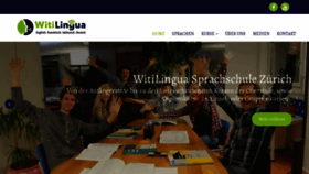 What Witilingua.ch website looked like in 2021 (3 years ago)