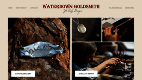 What Waterdowngoldsmith.com website looked like in 2021 (3 years ago)