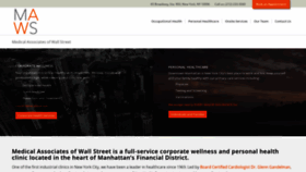What Wallstreetmd.com website looked like in 2021 (3 years ago)
