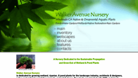 What Walkeravenuenursery.com website looked like in 2021 (3 years ago)