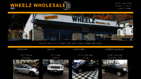 What Wheelzwholesaleinc.com website looked like in 2021 (3 years ago)