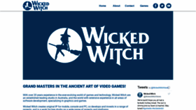 What Wicked-witch.com website looked like in 2021 (3 years ago)