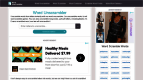 What Wordunscrambler.net website looked like in 2021 (3 years ago)