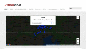 What Webcamdolomiti.it website looked like in 2021 (5 years ago)