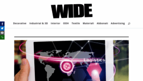 What Widemagazine.net website looked like in 2021 (3 years ago)