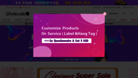 What Wholesale7.net website looked like in 2021 (4 years ago)