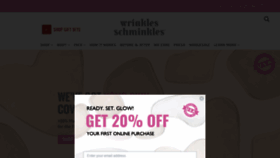 What Wrinklesschminkles.com.au website looked like in 2021 (3 years ago)