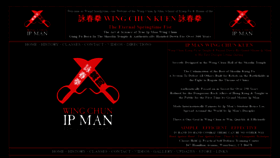 What Wingchunipman.com website looked like in 2021 (3 years ago)