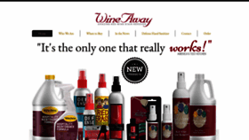 What Wineaway.com website looked like in 2021 (3 years ago)