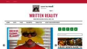 What Writtenreality.com website looked like in 2021 (3 years ago)