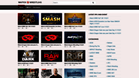 What Watchwrestling.store website looked like in 2021 (3 years ago)