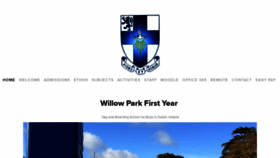 What Willowparkschool.ie website looked like in 2021 (3 years ago)